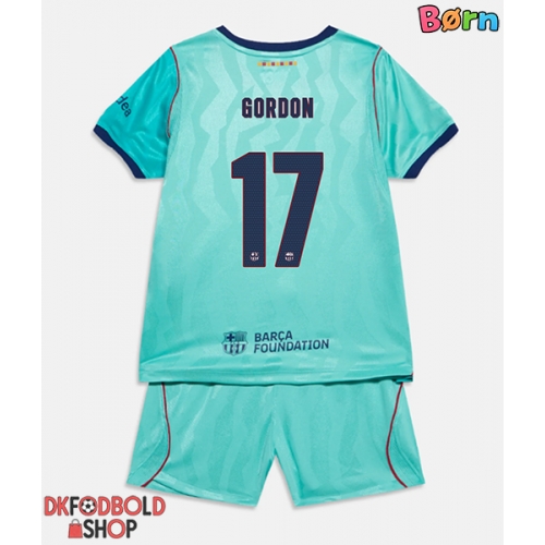 Barcelona Anthony Gordon #17 Tredje trøje Børn 2026-27 Kort ærmer (+ korte bukser)